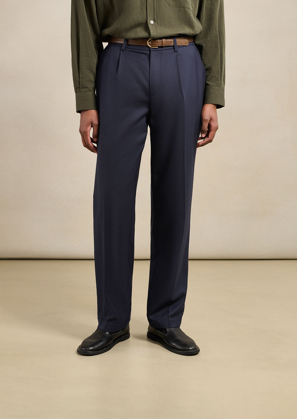 Pantalon à pince