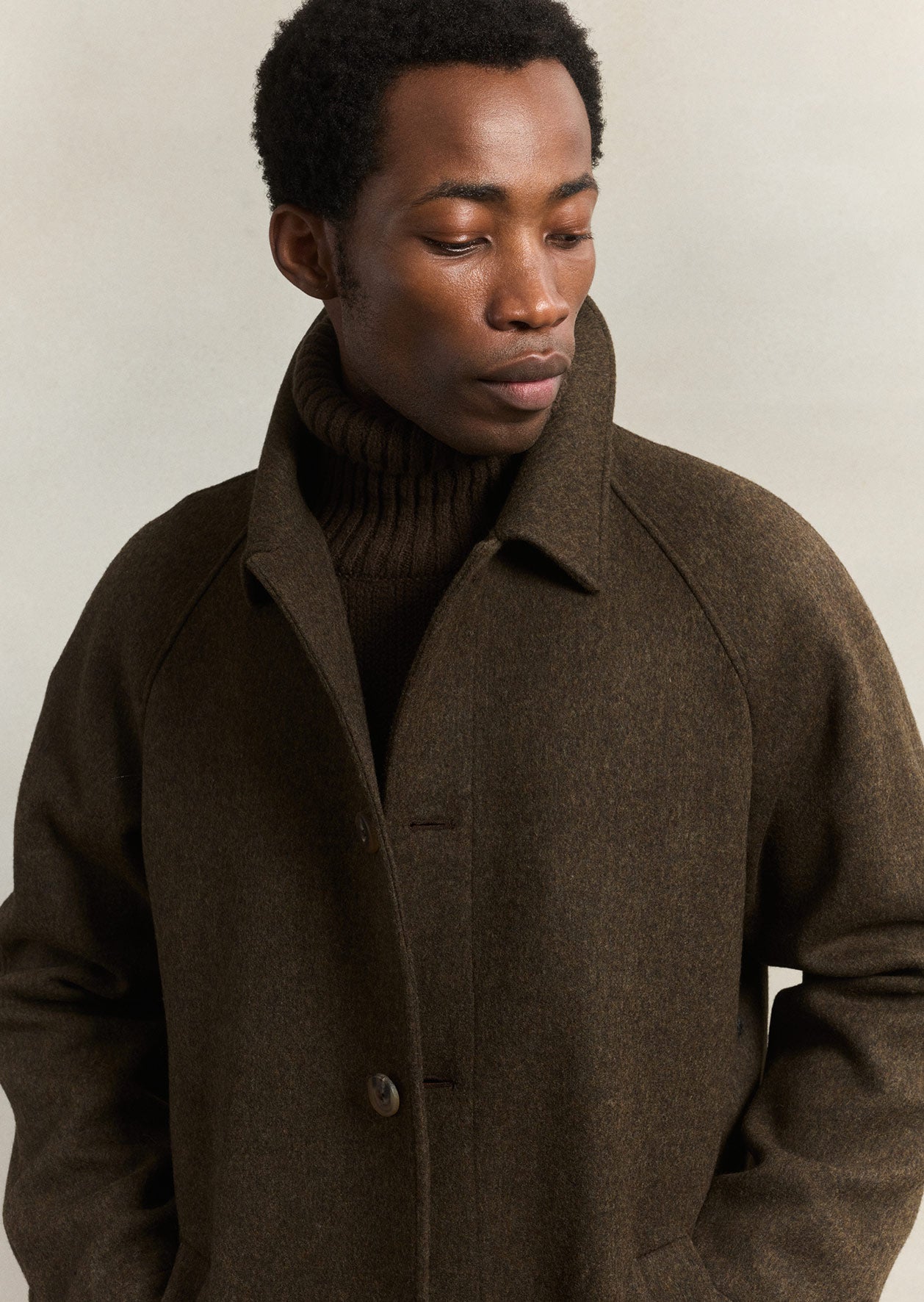 Parisian raglan coat