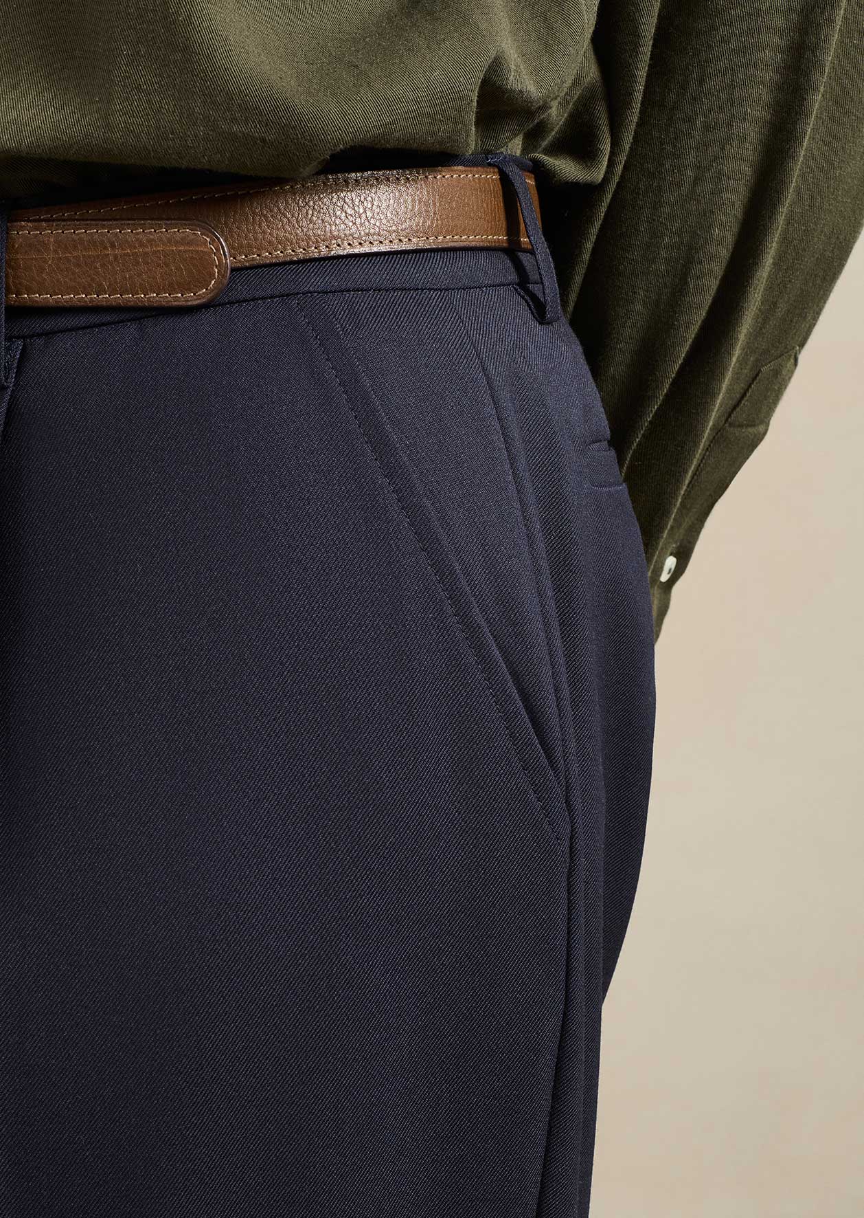 Pantalon à pince