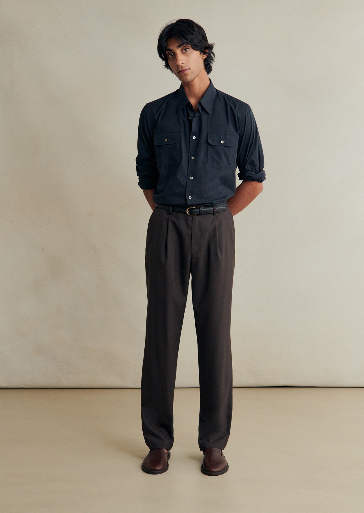 One Pleat Trousers