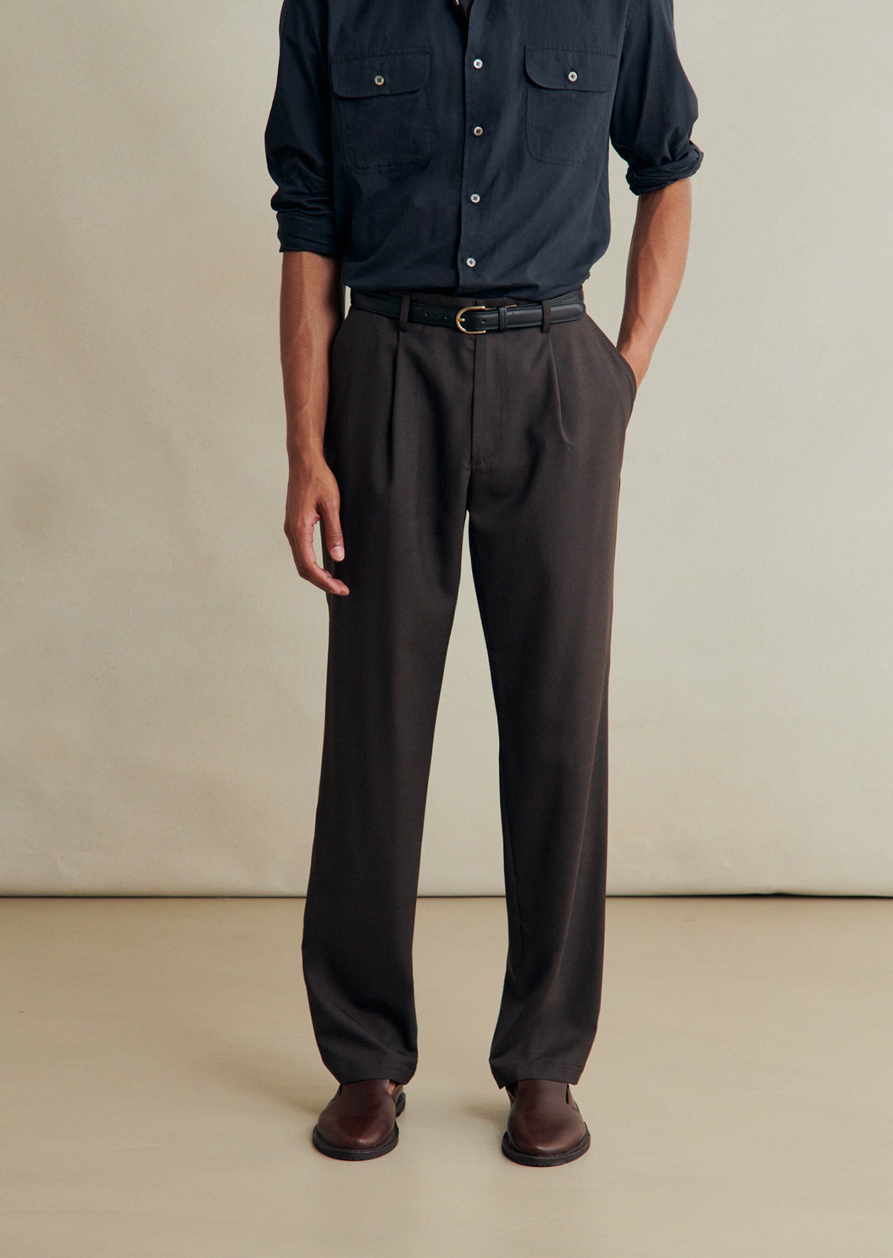 One Pleat Trousers