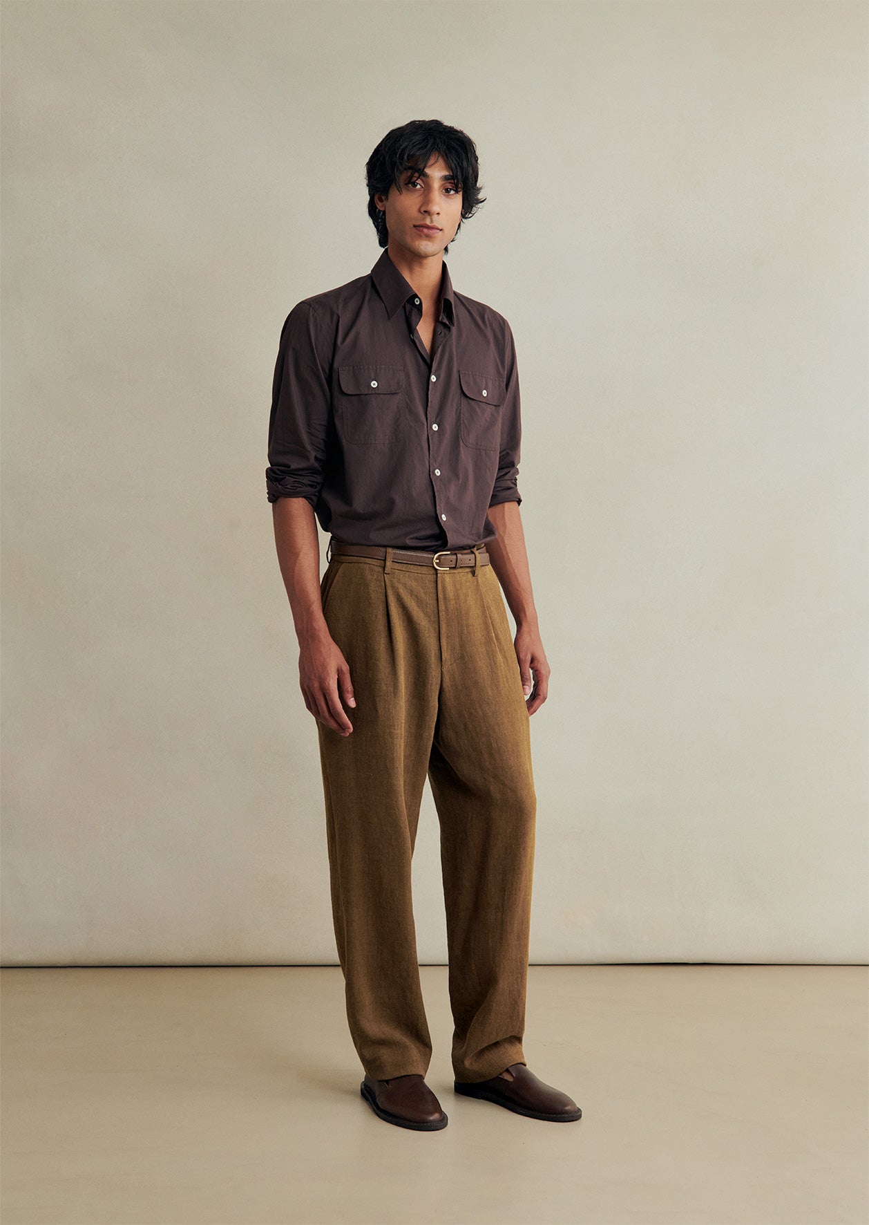 One Pleat Trousers