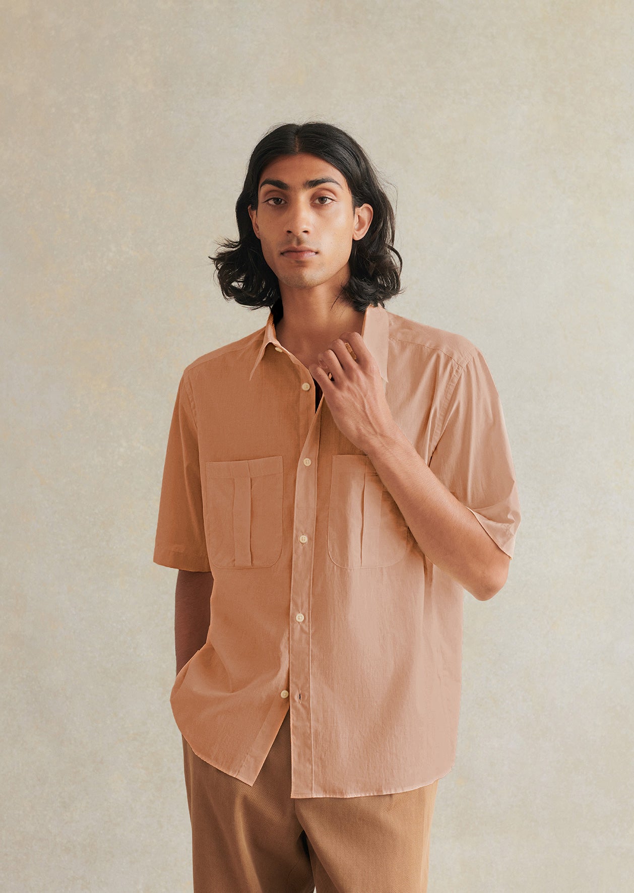 Short Sleeve Painter's Shirt