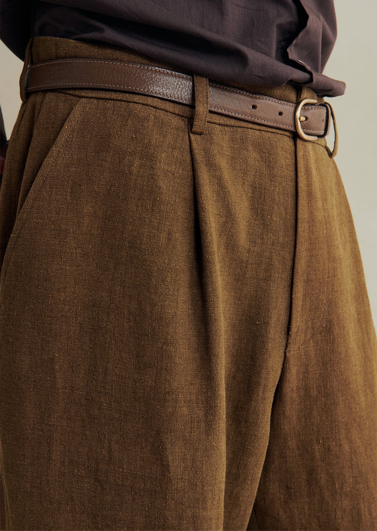 One Pleat Trousers