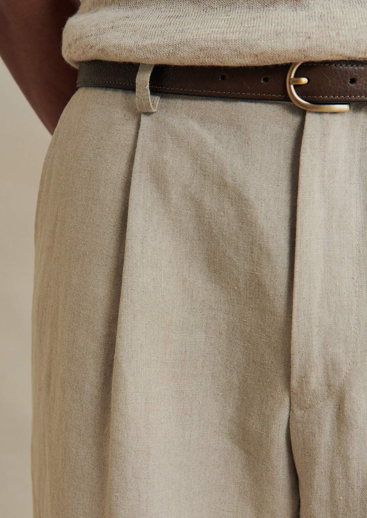 Pantalon à pince