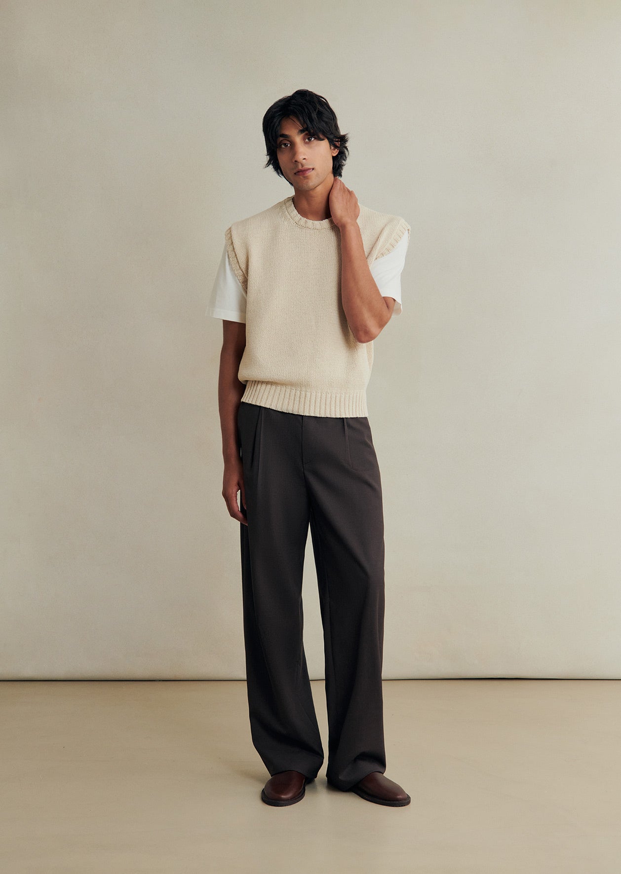 Round Collar Vest