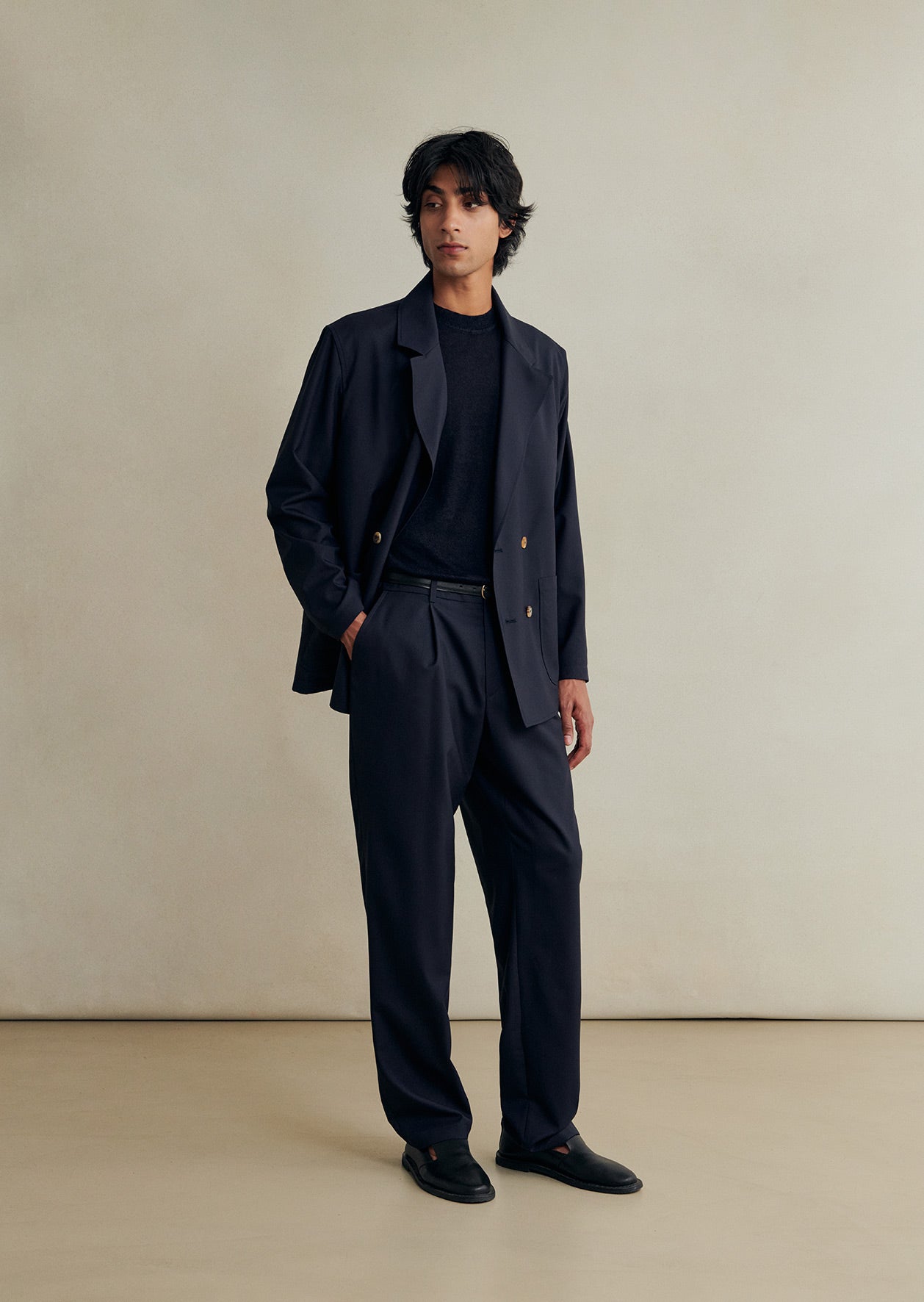 One Pleat Trousers