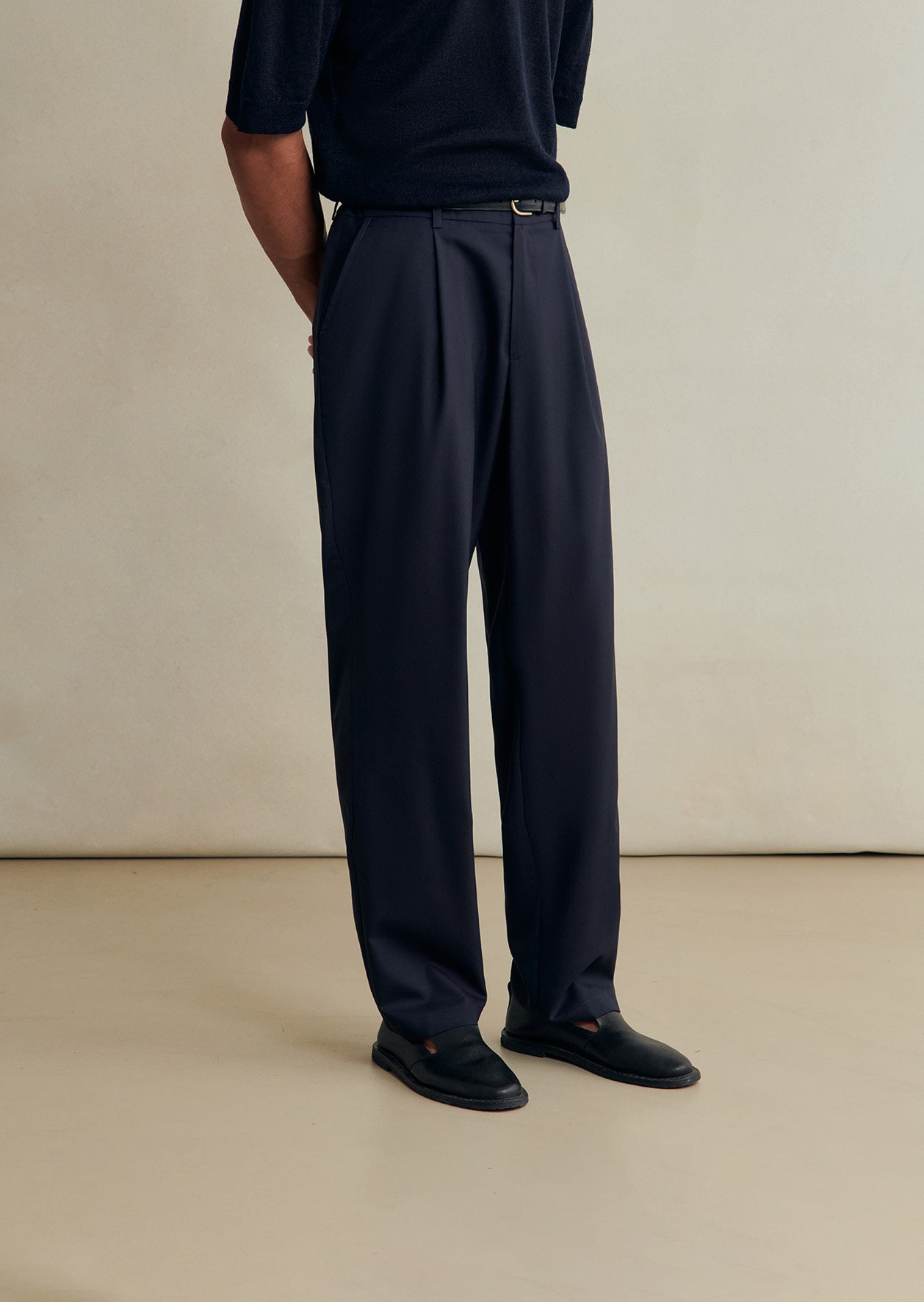 One Pleat Trousers