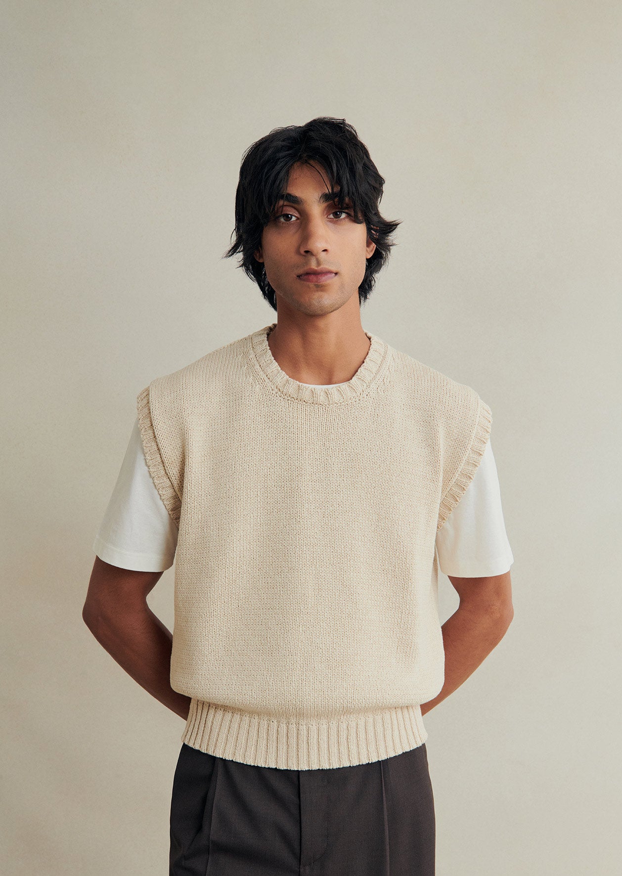 Round Collar Vest