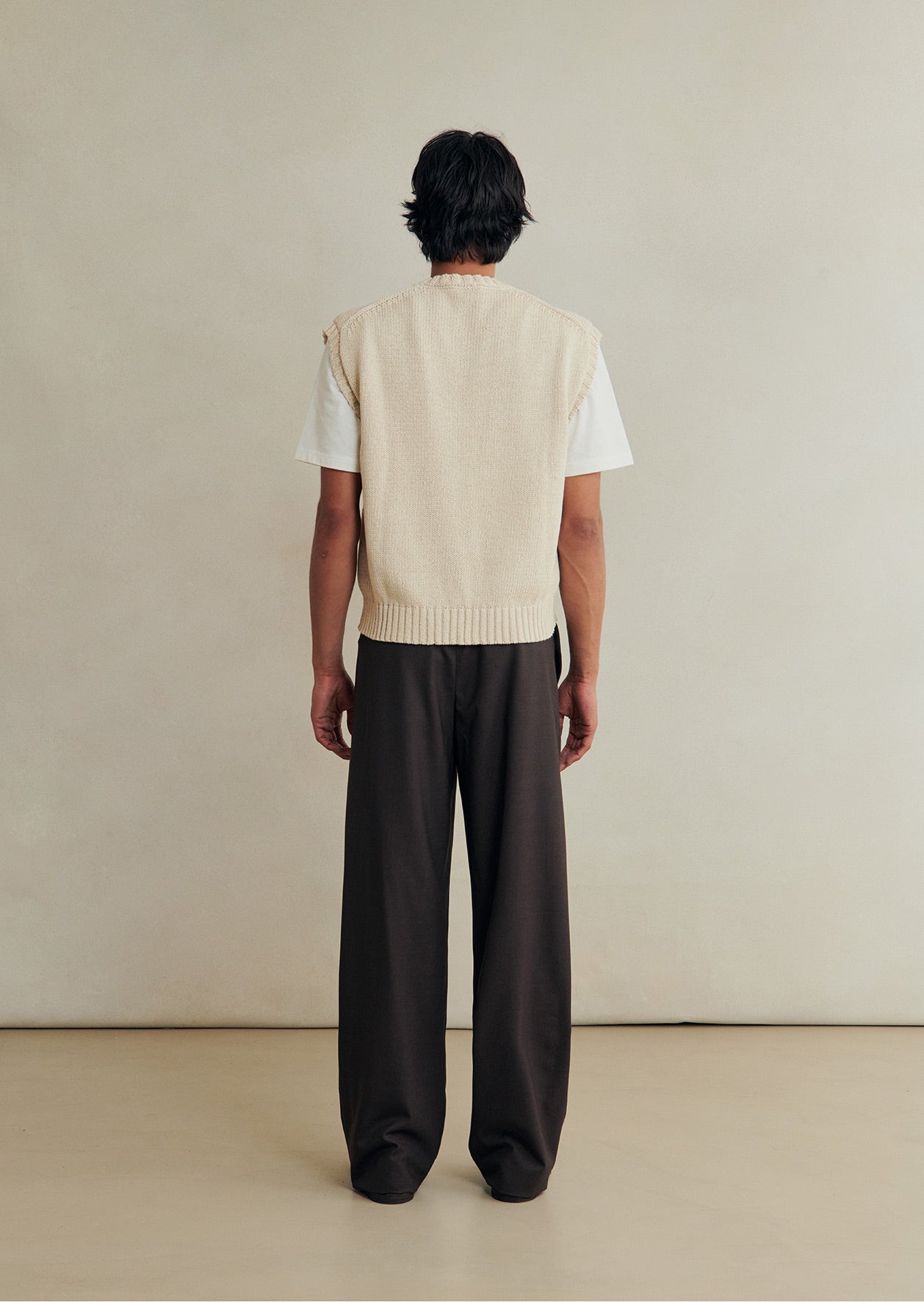 Round Collar Vest